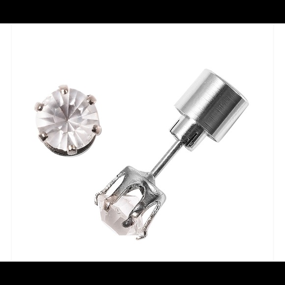 LED Swarovski stud light earrings - Picture 4 of 10